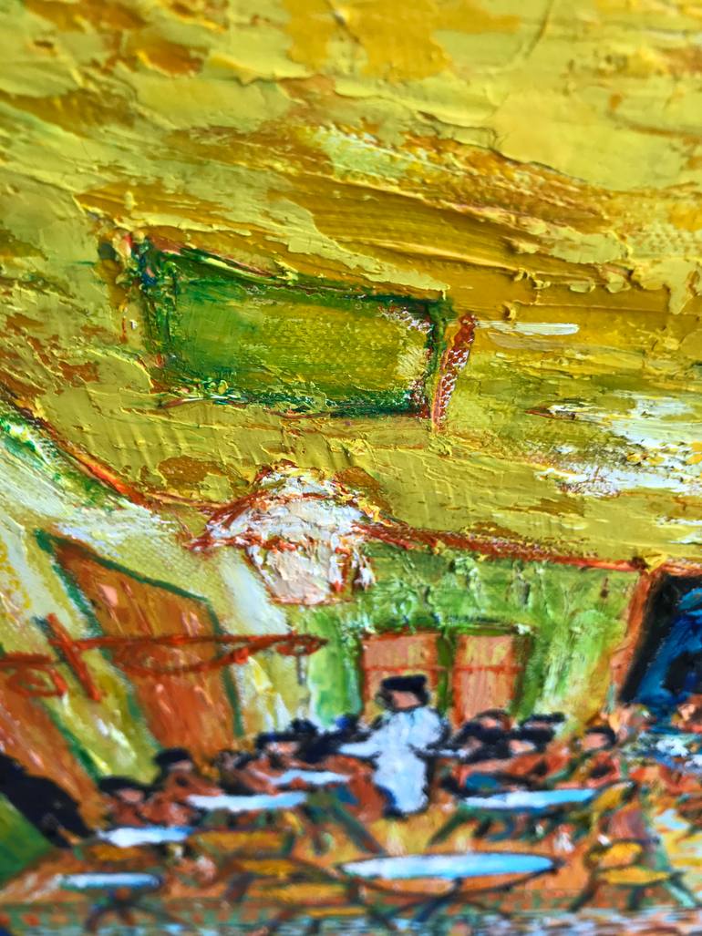 Original Impressionism Outer Space Painting by John Rafalski