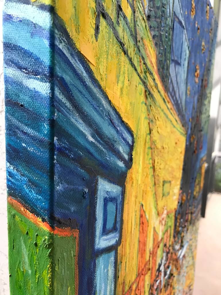 Original Impressionism Outer Space Painting by John Rafalski