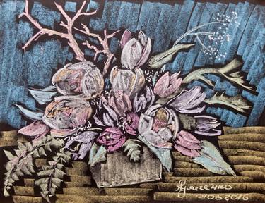 Print of Floral Drawings by Oleksandr Kulichenko