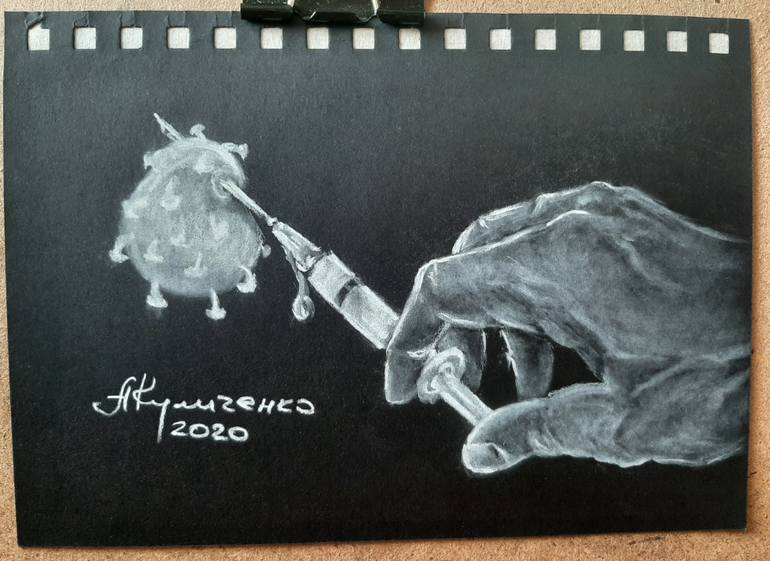 Original Abstract Humor Drawing by Oleksandr Kulichenko