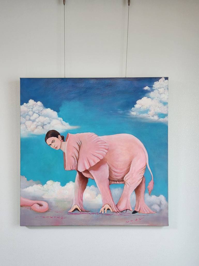 Original Pop Art Animal Painting by hyeri cho