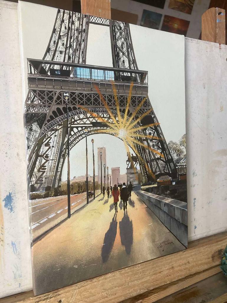 Original Impressionism Architecture Painting by Tetiana Tiplova