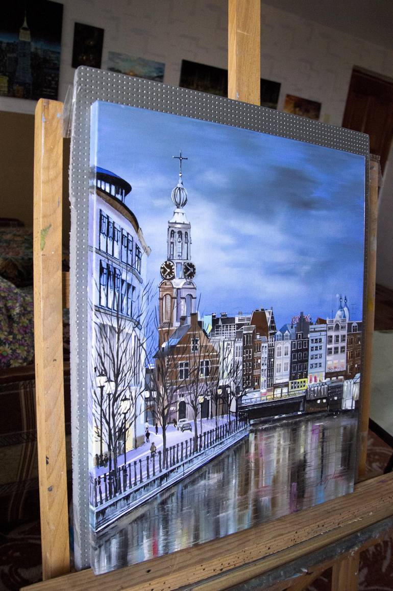 Original Impressionism Cities Painting by Tetiana Tiplova