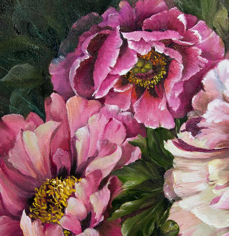 Original Impressionism Floral Painting by Tetiana Tiplova