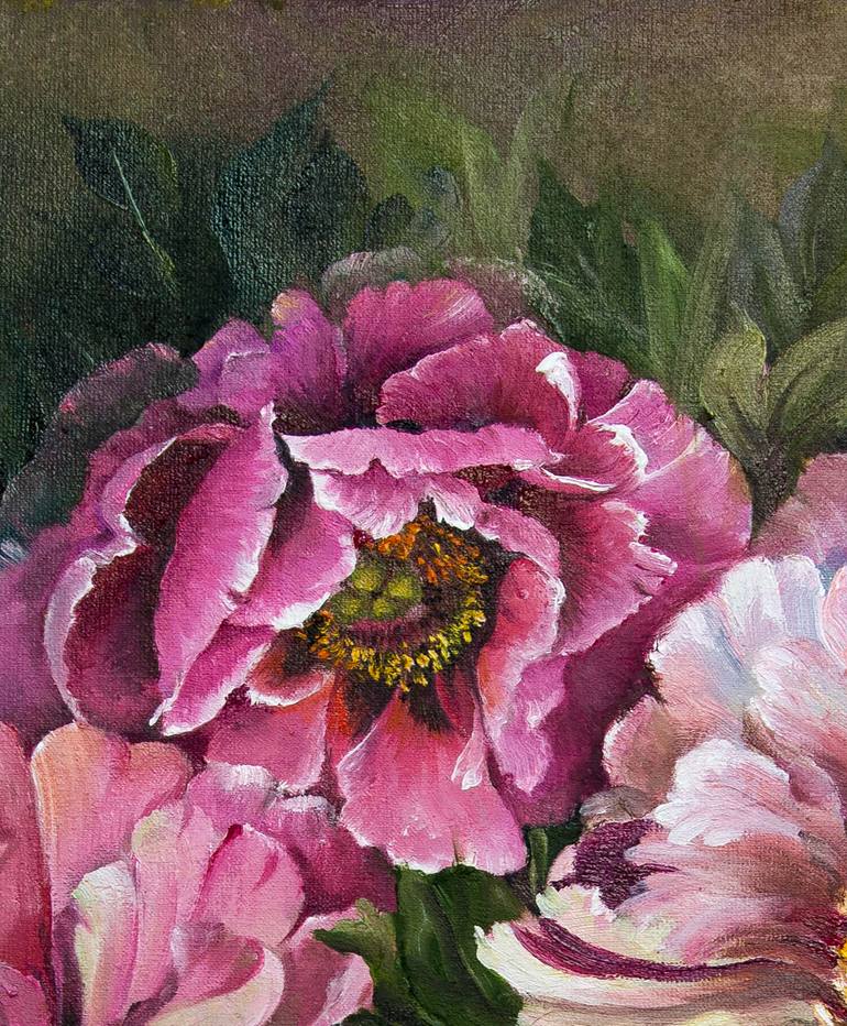 Original Impressionism Floral Painting by Tetiana Tiplova