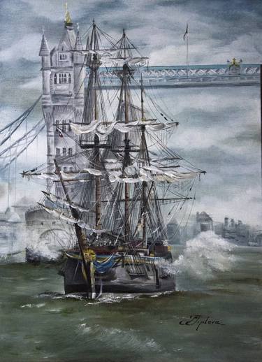 Print of Ship Paintings by Tetiana Tiplova
