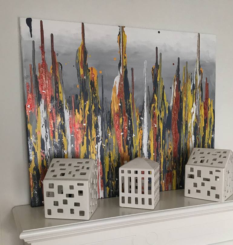Original Abstract Painting by Mary Lys