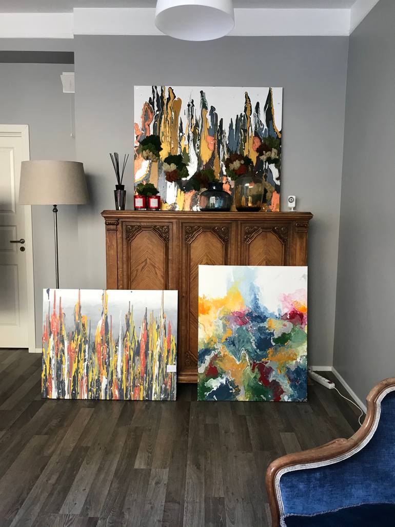 Original Abstract Painting by Mary Lys