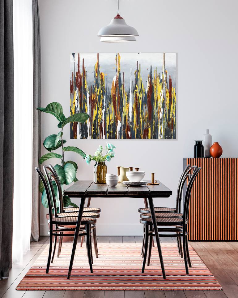 Original Abstract Painting by Mary Lys
