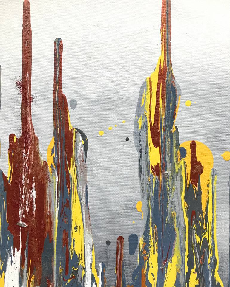 Original Abstract Painting by Mary Lys
