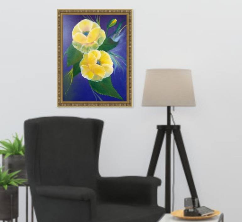 Original Realism Floral Painting by Nina Buk