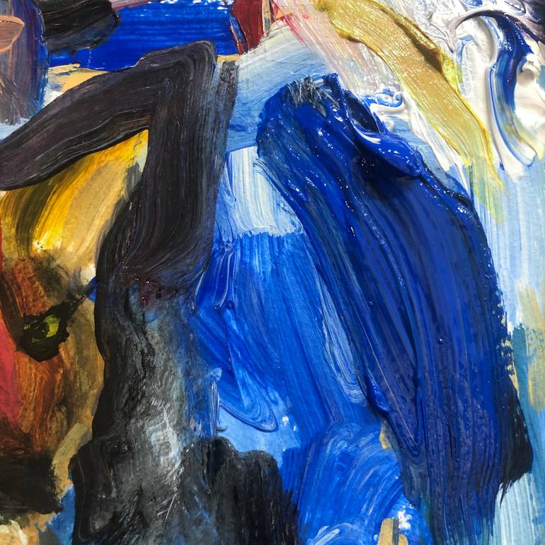 Original Abstract Expressionism Animal Painting by Ketzia Schoneberg