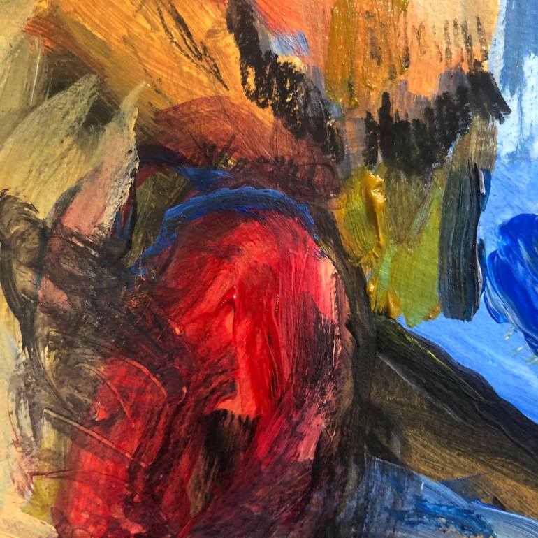 Original Abstract Expressionism Animal Painting by Ketzia Schoneberg