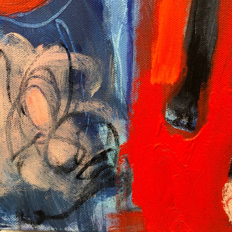 Original Abstract Expressionism Animal Painting by Ketzia Schoneberg