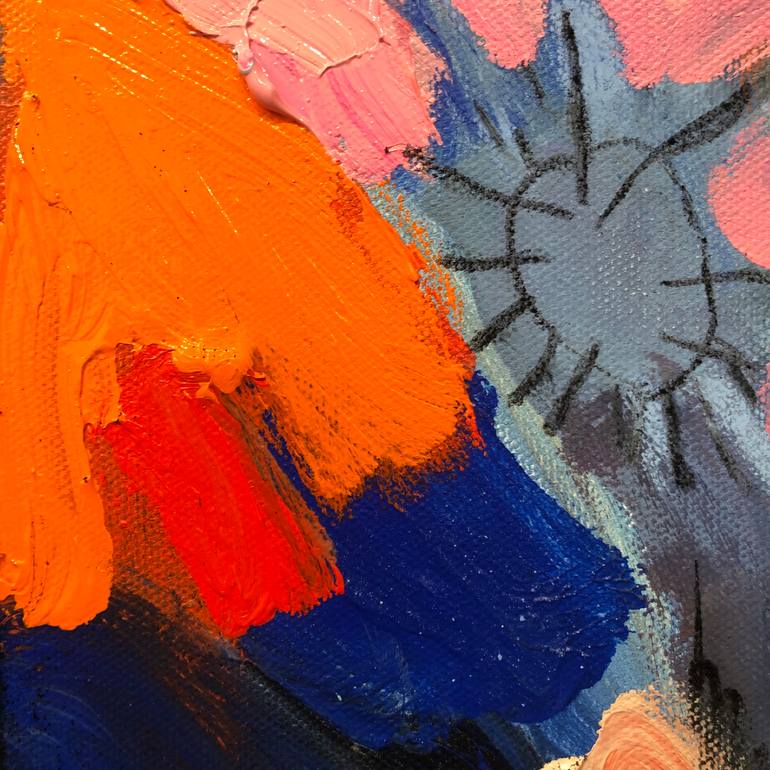 Original Abstract Expressionism Animal Painting by Ketzia Schoneberg