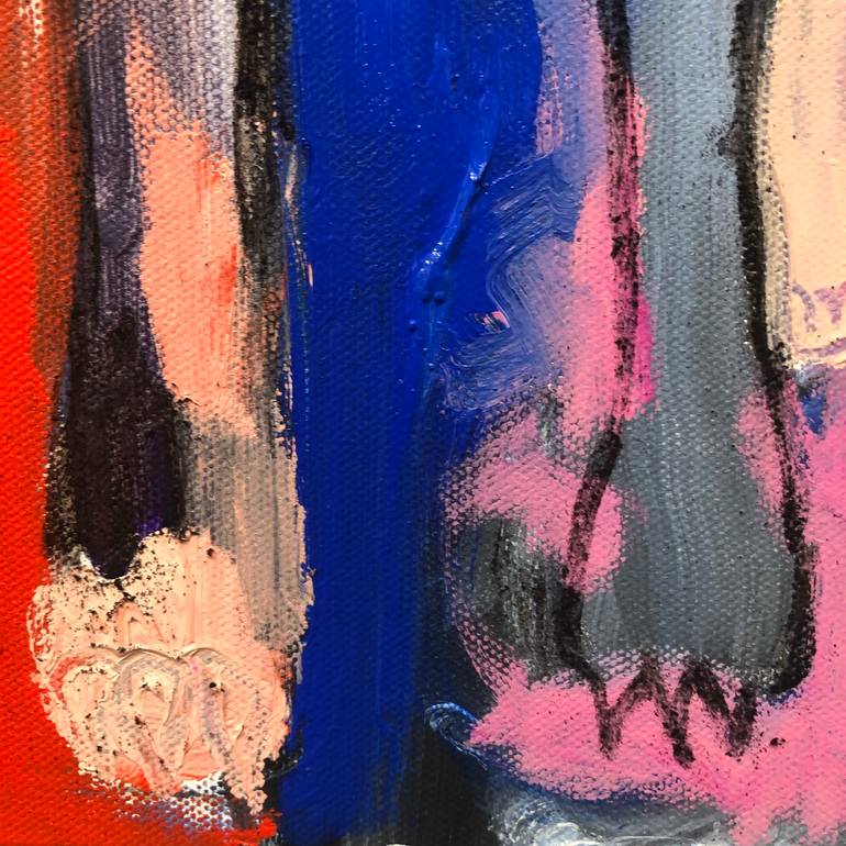 Original Abstract Expressionism Animal Painting by Ketzia Schoneberg