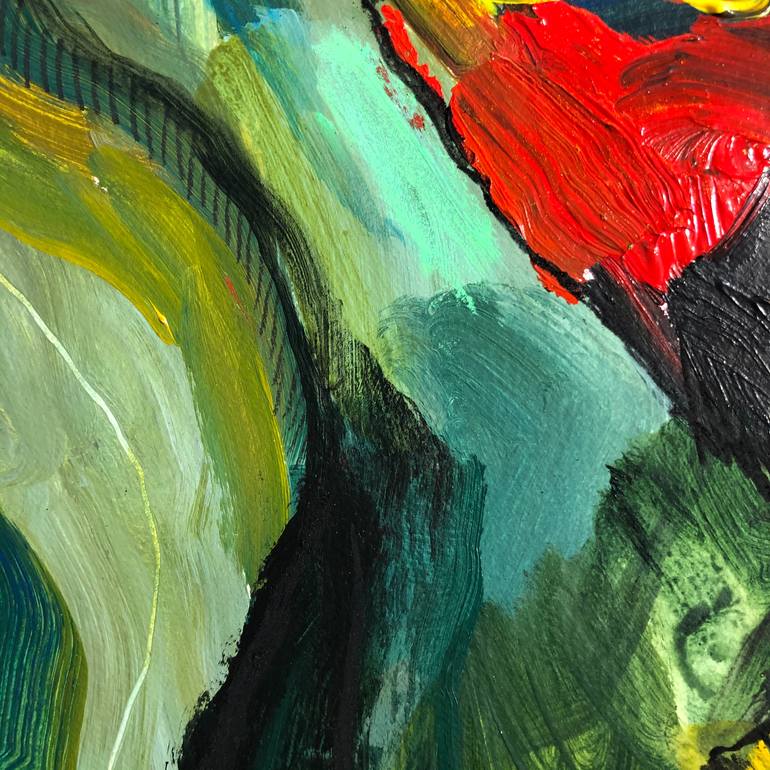 Original Abstract Expressionism Animal Painting by Ketzia Schoneberg