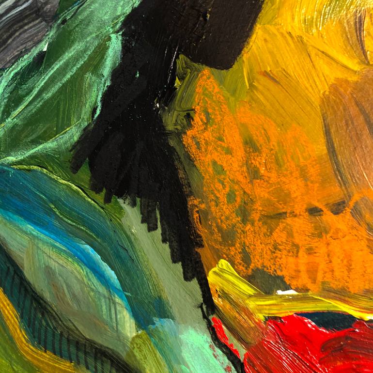 Original Abstract Expressionism Animal Painting by Ketzia Schoneberg