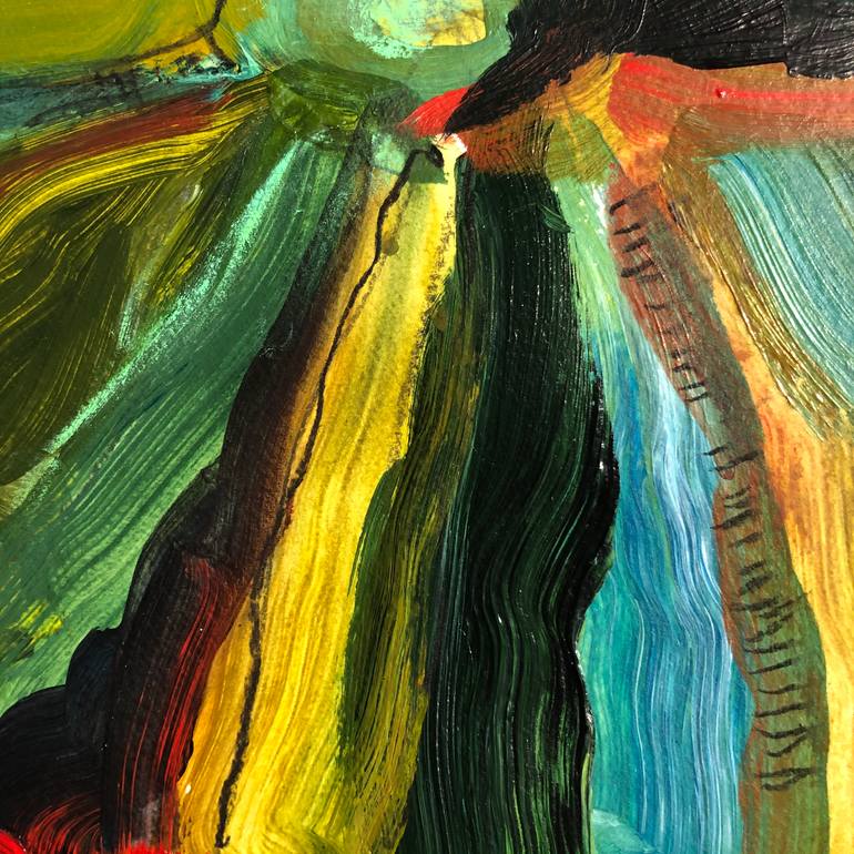 Original Abstract Expressionism Animal Painting by Ketzia Schoneberg