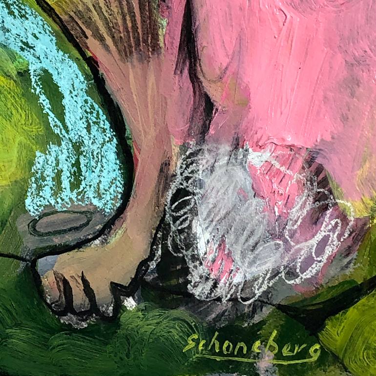 Original Abstract Expressionism Animal Painting by Ketzia Schoneberg