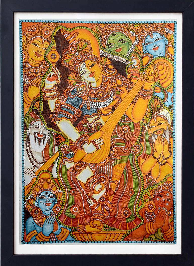 Original Fine Art Classical mythology Painting by Anila Manalil