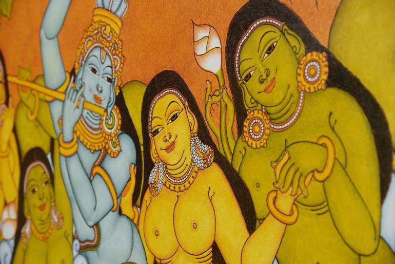 Original Art Deco Other Painting by Anila Manalil