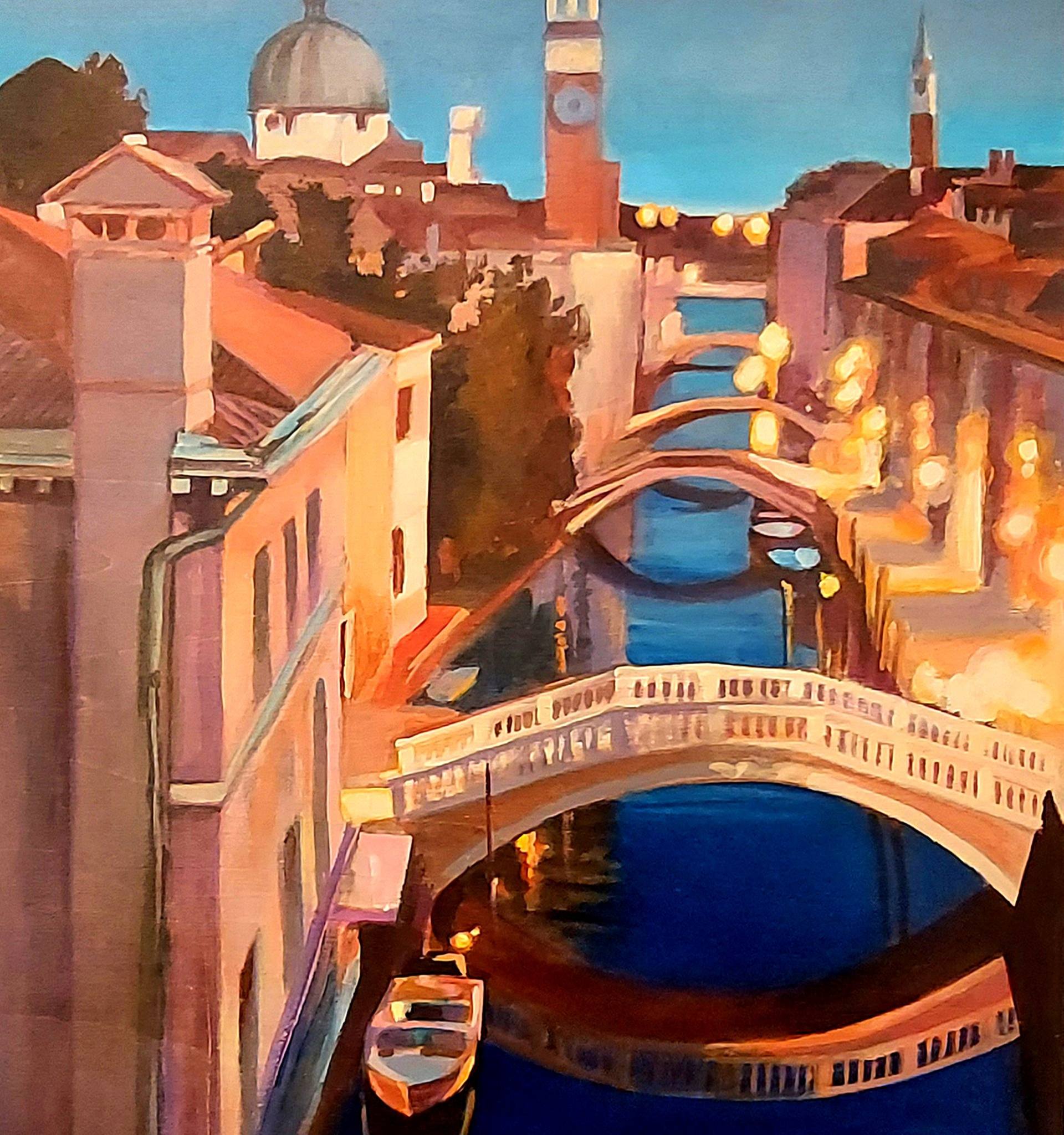 Venice Channel Of The Greeks Second Version Painting By Marco Ronga Saatchi Art