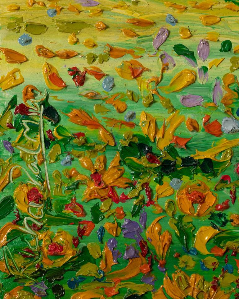 Original Impressionism Landscape Painting by RICHA  AGARWAL DALMIA
