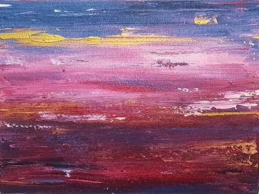 Lilac Sky - Original Abstract art on canvas by Nidhi Patankar thumb