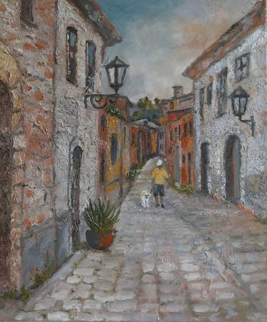 Original Classicism Travel Painting by Alexander Reksius