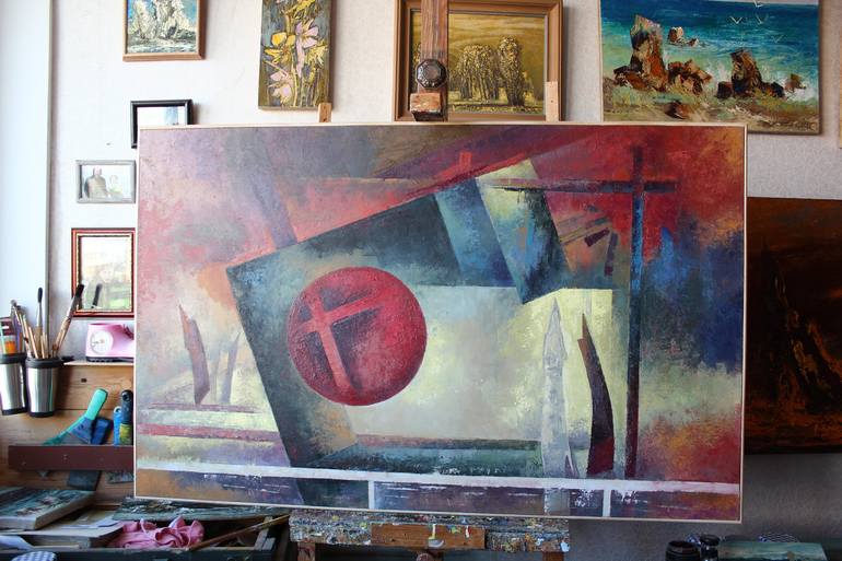 Original Abstract Painting by Valerii Franchuk