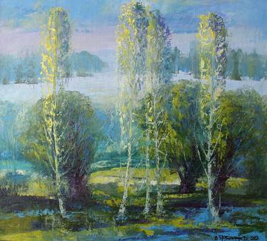Original Realism Nature Paintings by Valerii Franchuk