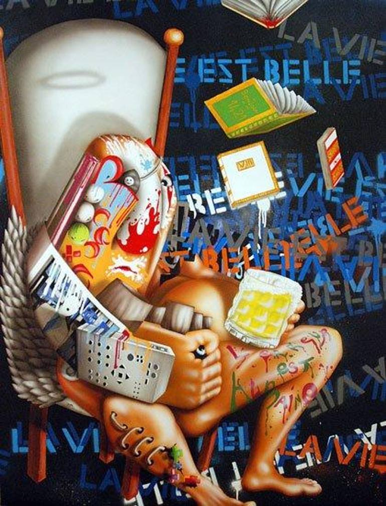 Original Figurative Fantasy Paintings by Jems Cehes