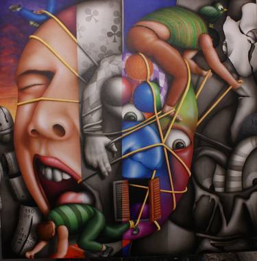 Original Surrealism Graffiti Paintings by Jems Cehes