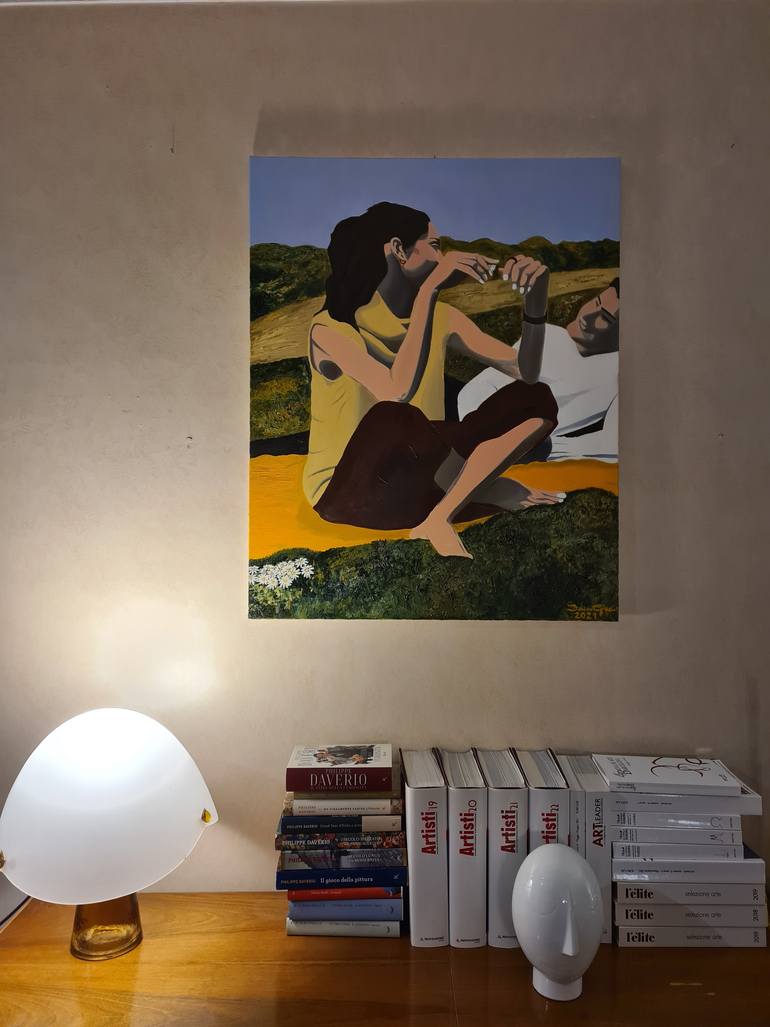 Original Figurative People Painting by Federico Grazzini