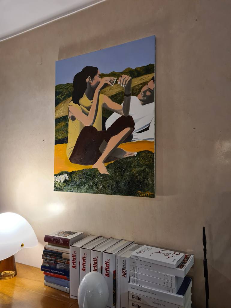 Original Figurative People Painting by Federico Grazzini