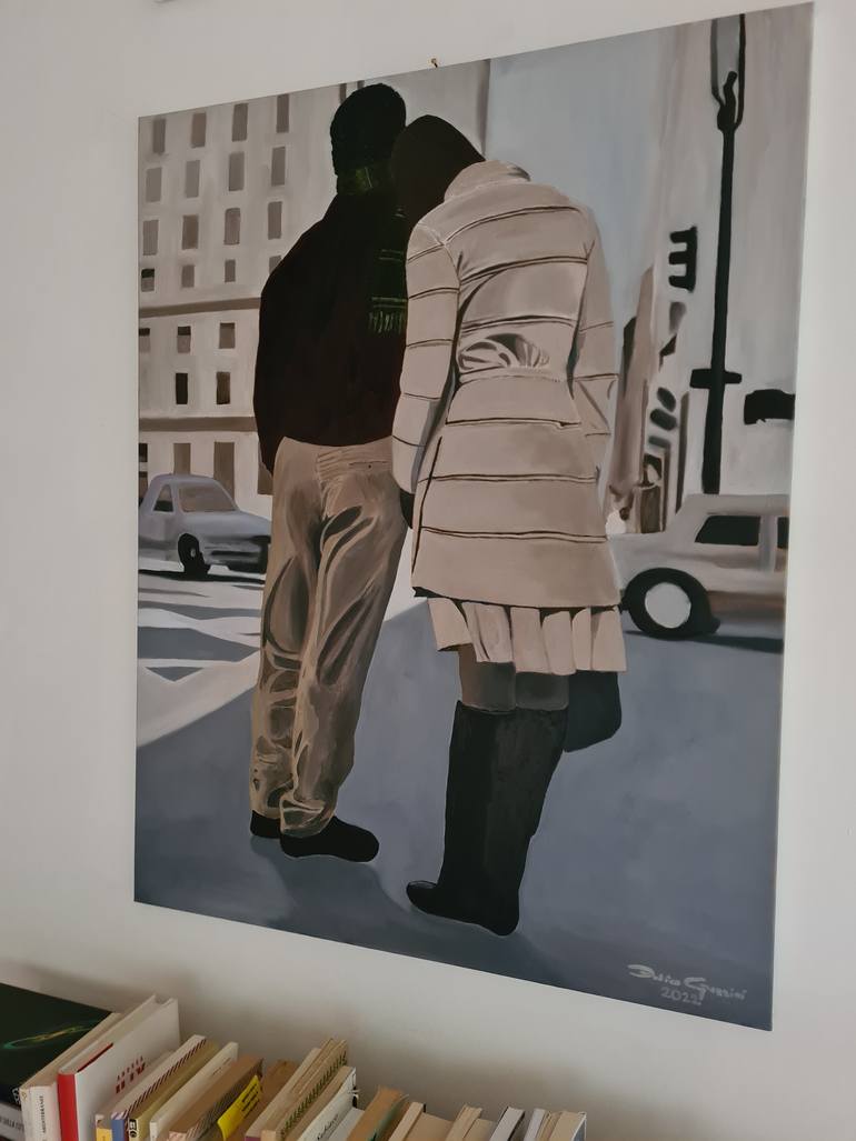 Original Figurative People Painting by Federico Grazzini