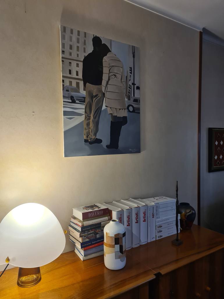 Original Figurative People Painting by Federico Grazzini