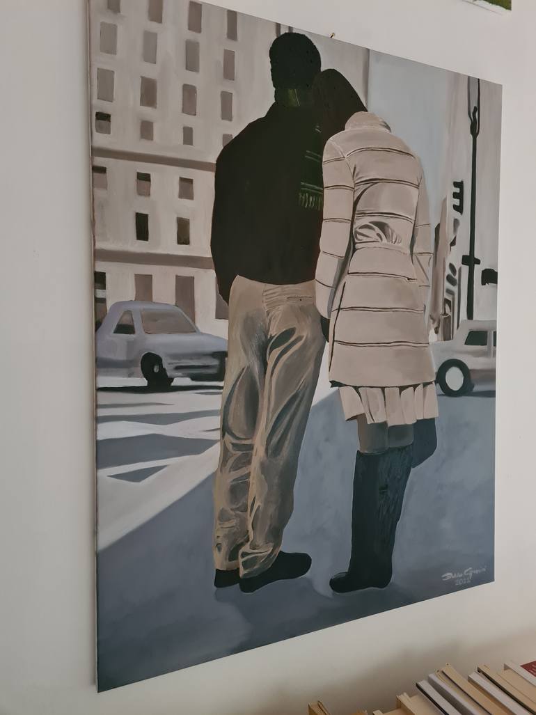 Original Figurative People Painting by Federico Grazzini