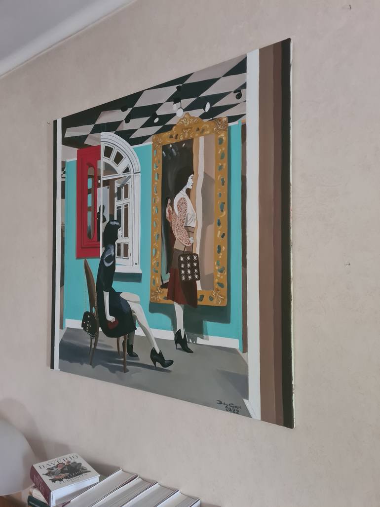 Original Figurative Fashion Painting by Federico Grazzini