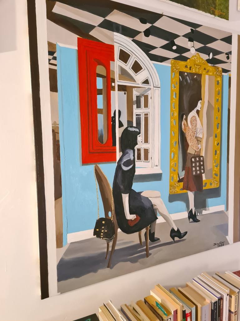 Original Figurative Fashion Painting by Federico Grazzini
