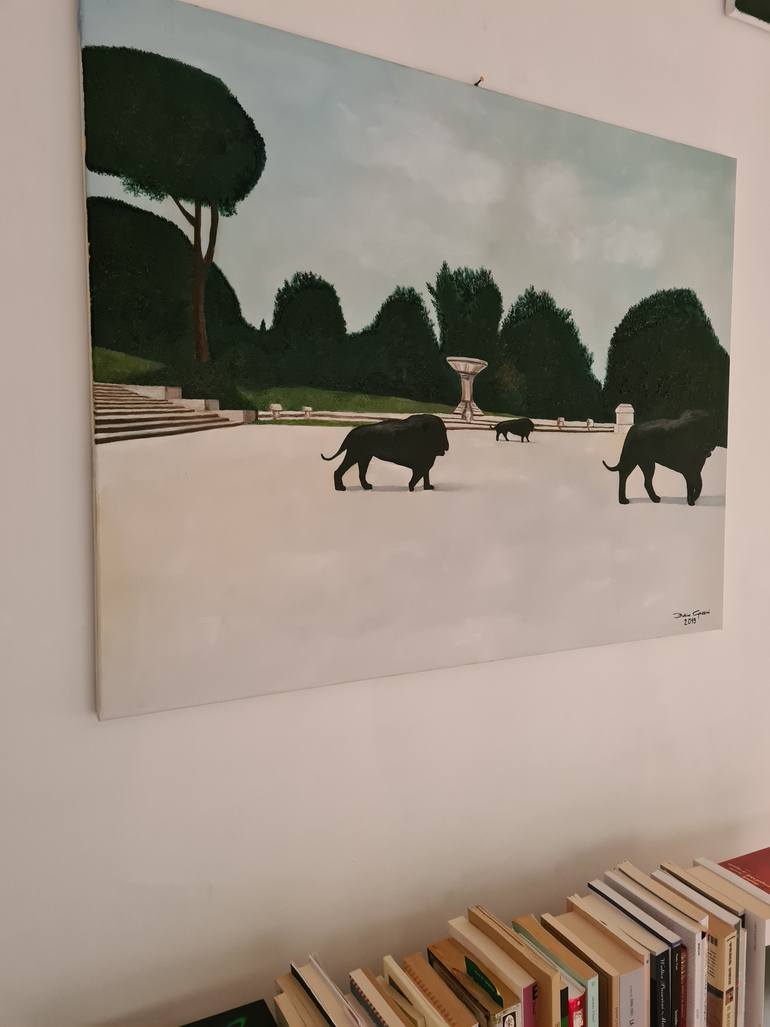 Original Figurative Cities Painting by Federico Grazzini