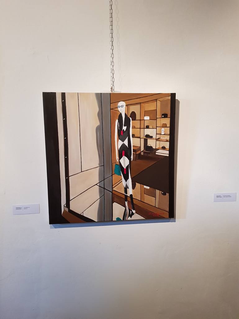 Original Realism Fashion Painting by Federico Grazzini