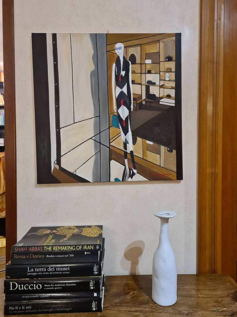 Original Realism Fashion Painting by Federico Grazzini