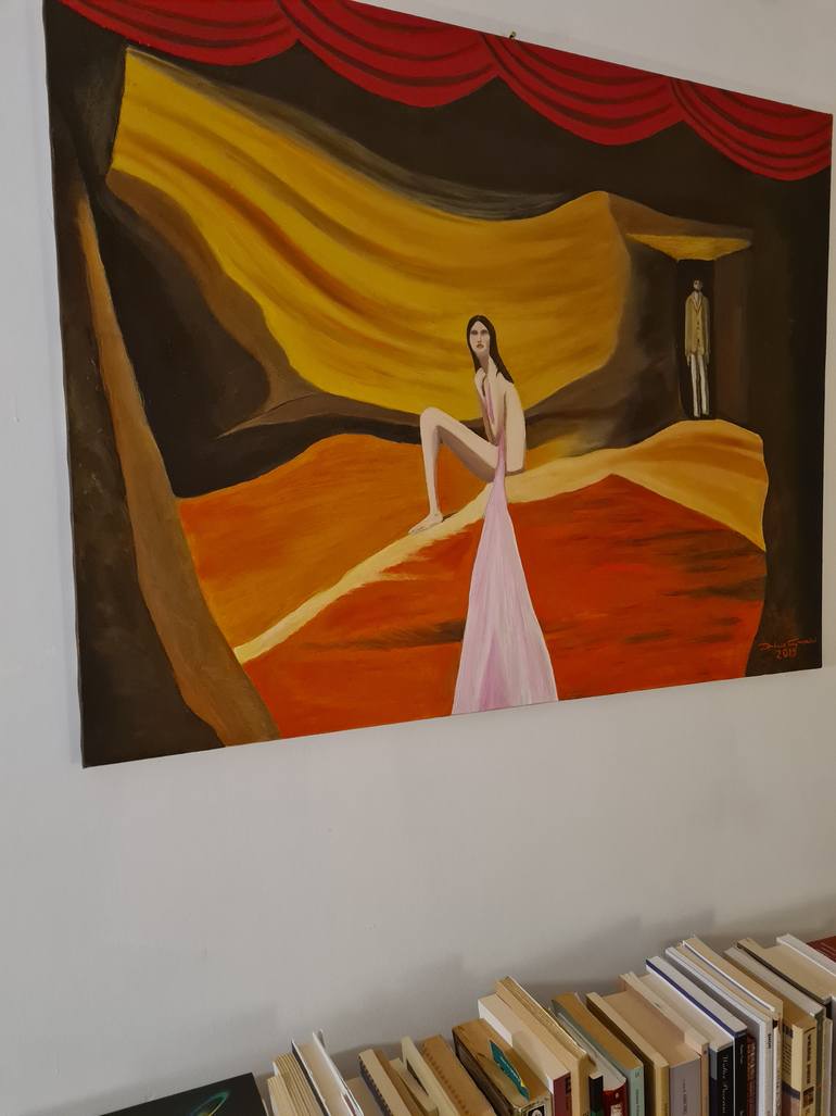 Original Realism People Painting by Federico Grazzini