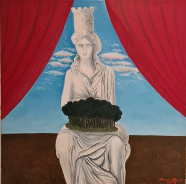 Print of Surrealism Classical mythology Paintings by Federico Grazzini