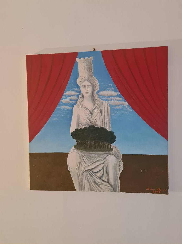Original Surrealism Other Painting by Federico Grazzini