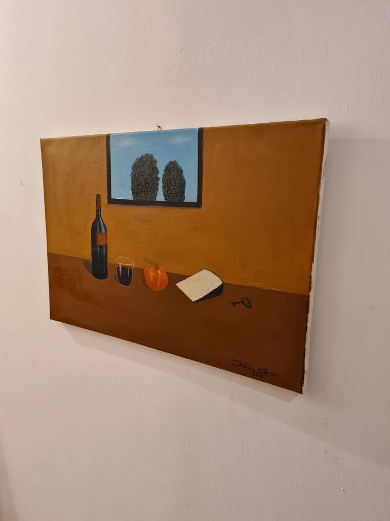 Original Surrealism Food & Drink Painting by Federico Grazzini