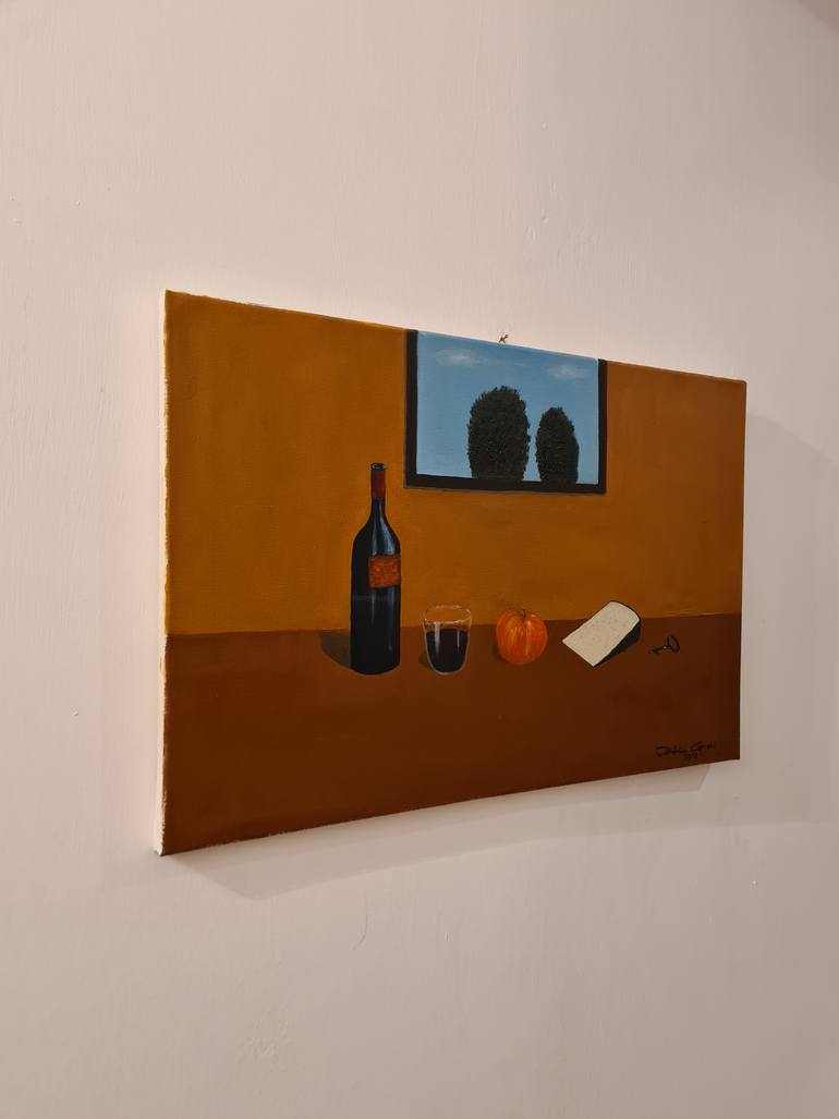 Original Surrealism Food & Drink Painting by Federico Grazzini