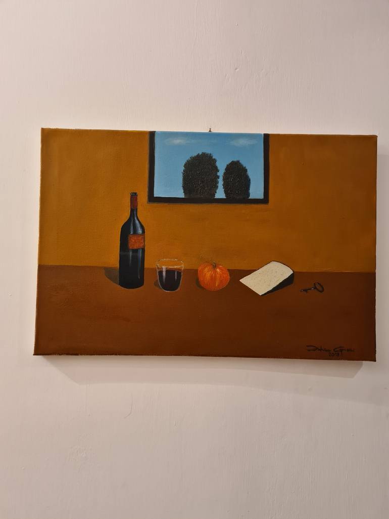 Original Surrealism Food & Drink Painting by Federico Grazzini